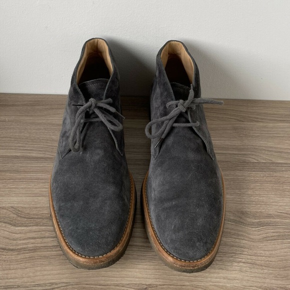 Tods No_Code Desert Boots Suede Gray - Picture 1 of 9